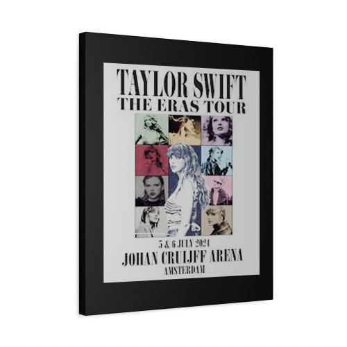 Taylor Swift Eras Stadium 2024 World Tour Amsterdam Canvas Print Poster