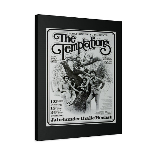 Temptations Papa Was A Rolling Stone Frankfurt 1973 Canvas Print Poster