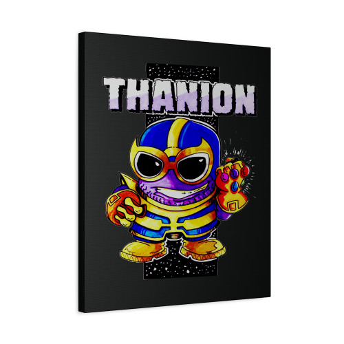 Thanos Minion Thanion Canvas Print Poster