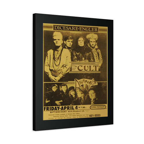 The Cult Dicesare Engler Canvas Print Poster