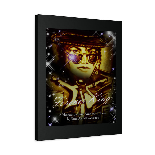 Michael Jackson Sand Art Performance Poster Canvas Print Poster