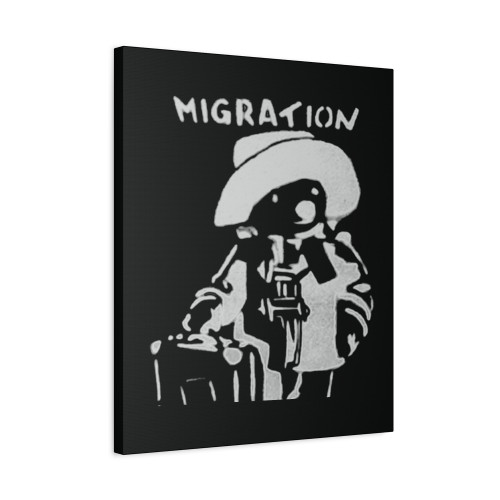 Migration Is Not A Crime Canvas Print Poster