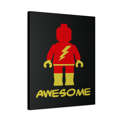 Minifig Awesome Powers Canvas Print Poster