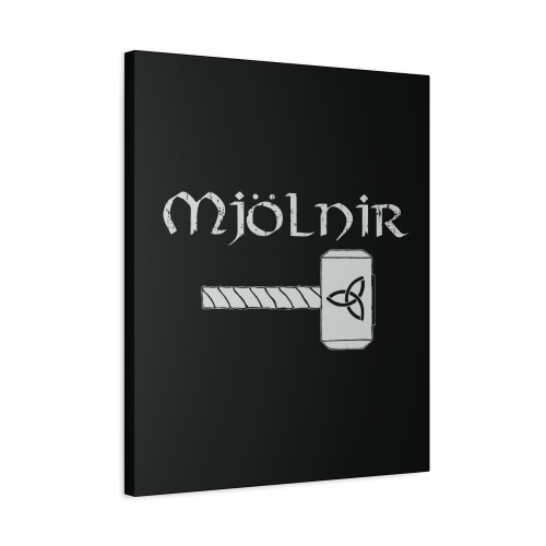 Mjolnir Norse Odin Viking Ragnarok Thor Canvas Print Poster