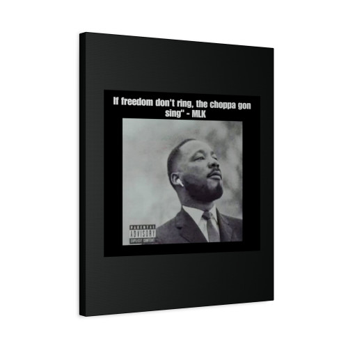 Mlk Let Freedom Ring Canvas Print Poster
