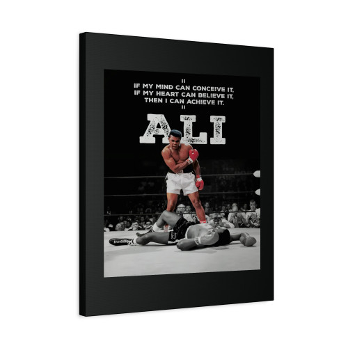 Muhammad Ali Cassius Clay The Greatest Quote Canvas Print Poster