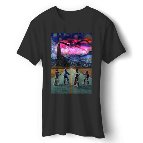 Starry Night Stranger Things Man's T-Shirt