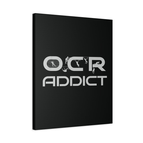 Ocr Addict Obstacle Course Racing Enthusiast Canvas Print Poster