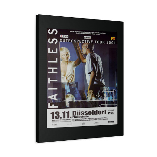 Faithless Outrospective Dusseldorf 2001 Canvas Print Poster Faithless Outrospective Dusseldorf 2001 Canvas Print Poster