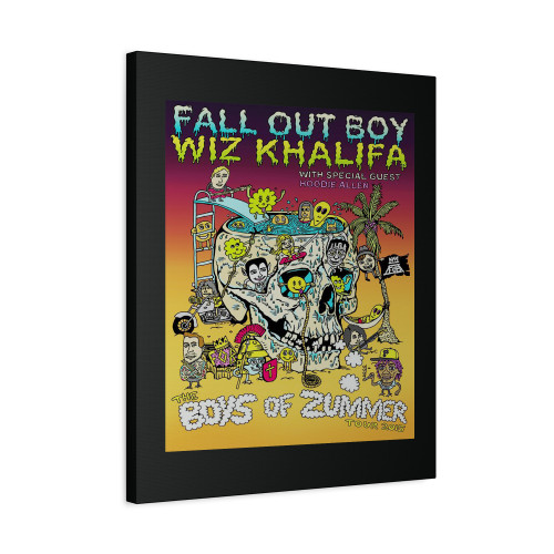 Fall Out Boy And Wiz Khalifa Boys Of Zummer Canvas Print Poster