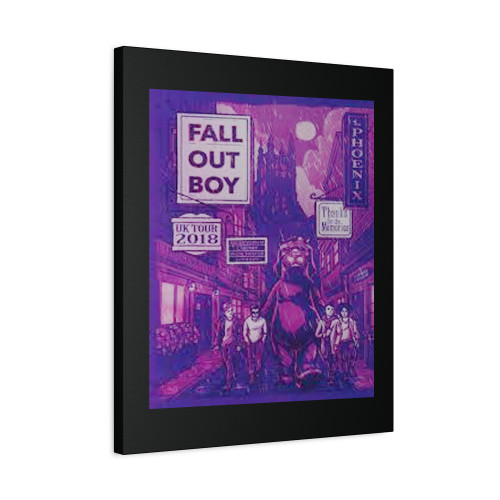 Fall Out Boy Mania 2018 Uk Tour Canvas Print Poster Fall Out Boy Mania 2018 Uk Tour Canvas Print Poster