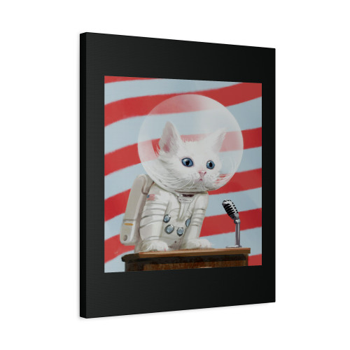 Fallout 4 Poster Mr Pebbles First Cat In Space Canvas Print Poster