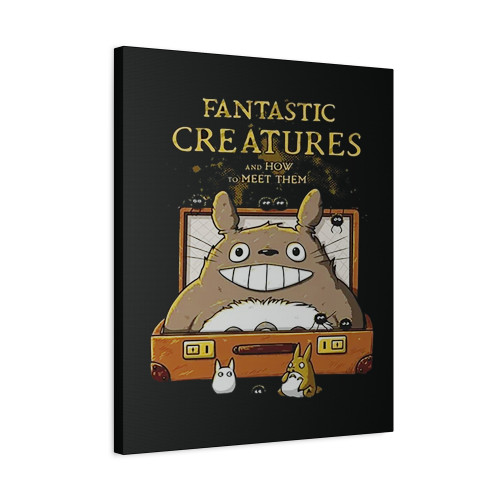 Fantastic Creatures Ghibli Canvas Print Poster