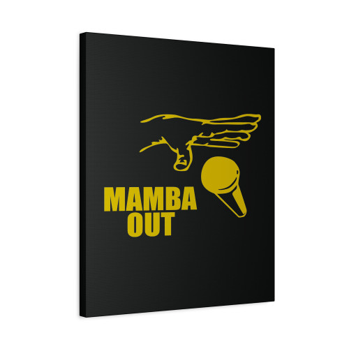 Farewell Kobe Mamba Out Canvas Print Poster