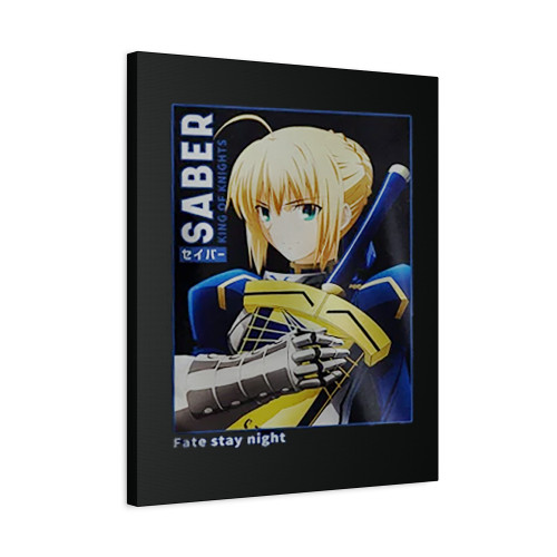 Fate Stay Night Saber Anime Fate Stay Night Canvas Print Poster