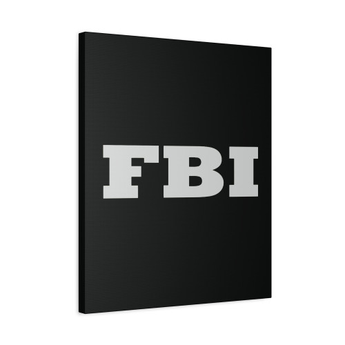Fbi Canvas Print Poster