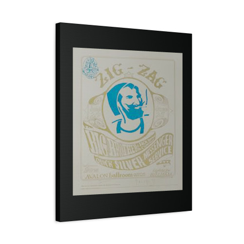 First Janis Joplin Big Brother And The Holding Company Concert Canvas Print Poster