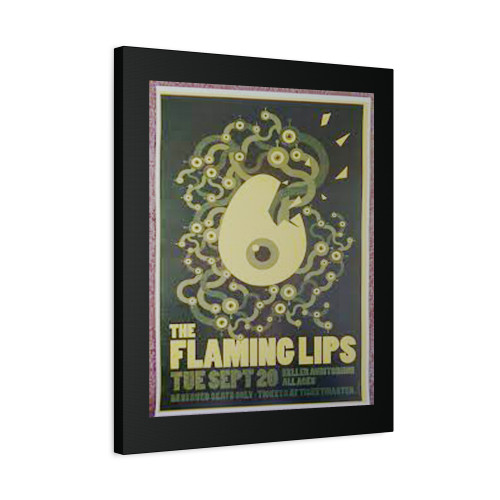 Flaming Lips 2011 Gig Poster Portland Oregon Concert Canvas Print Poster