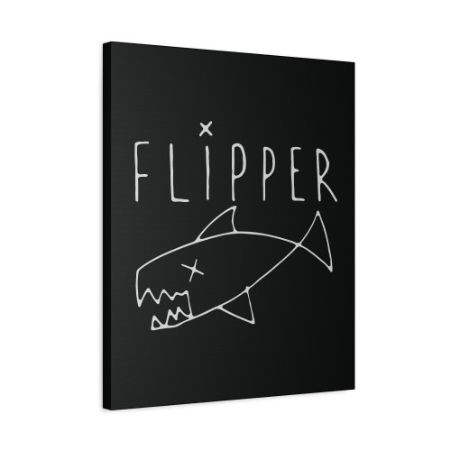 Flipper As Worn By Kurt Cobain Canvas Print Poster