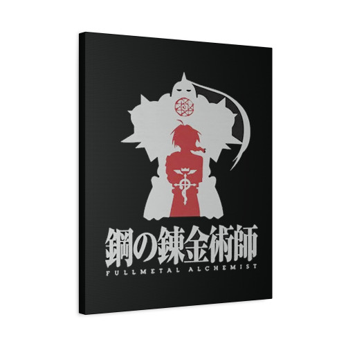 Fma Edward And Alphonse Fullmetal Alchemist Canvas Print Poster