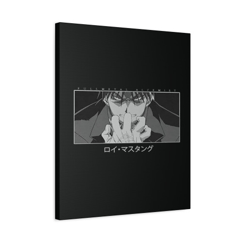Fma Roy Mustan Fullmetal Alchemist Canvas Print Poster