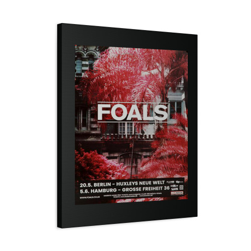 Foals Everything Not Saved On Tour 2019 Canvas Print Poster