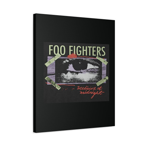 Foo Fighters Medicine At Midnight Taped Photo Canvas Print Poster