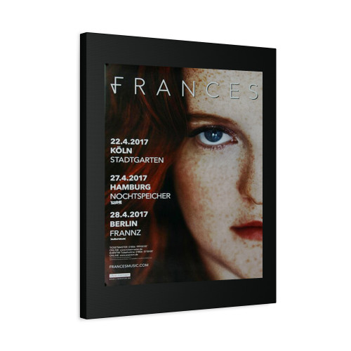 Frances Let It Out Tour 2017 Canvas Print Poster