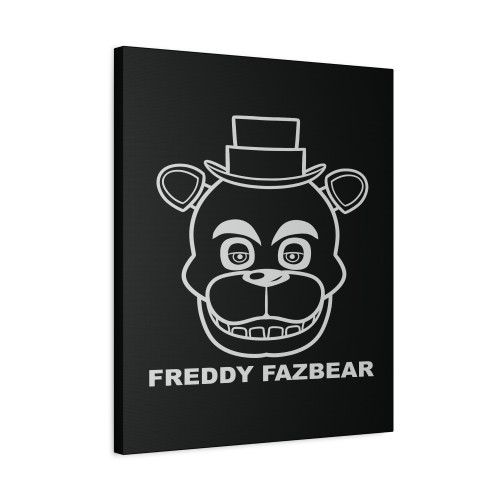 Freddy Fazbear Logo Canvas Print Poster