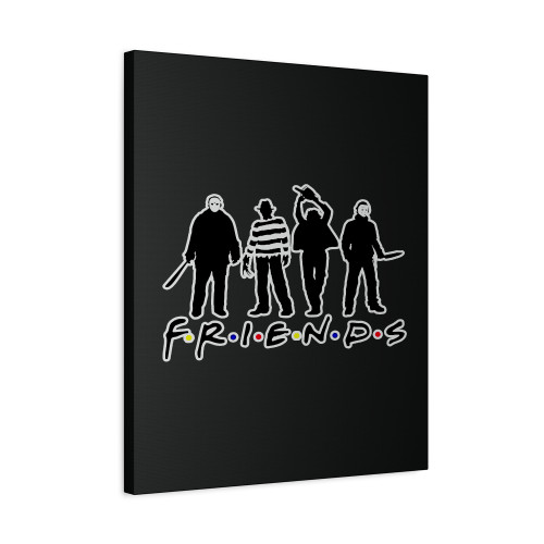 Friends Horror Canvas Print Poster