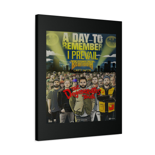 The Degenerates Tour A Day To Remember I Prevail Concert Canvas Print Poster