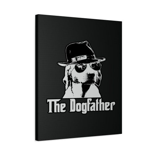 The Dog Father Canvas Print Poster