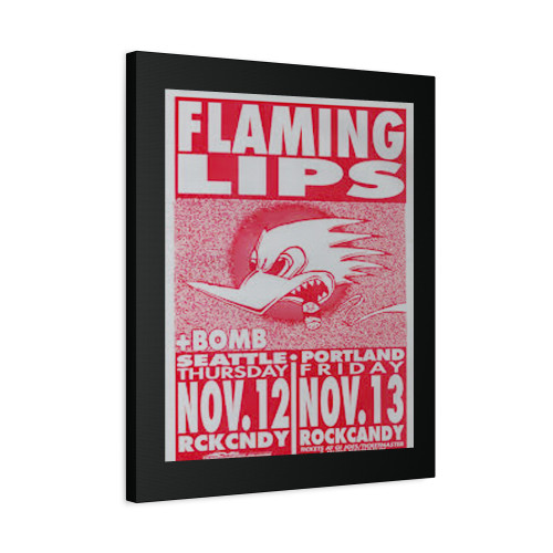 The Flaming Lips Concert Values Canvas Print Poster