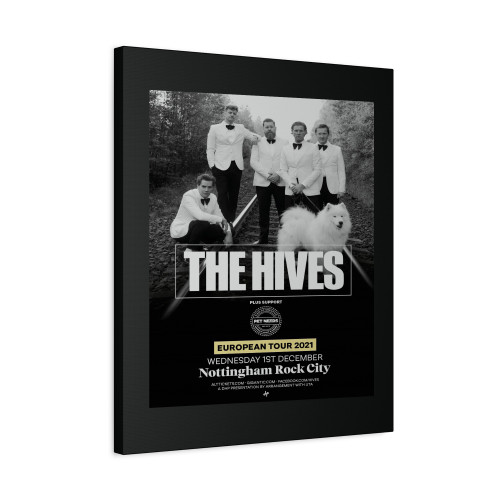 The Hives European Tour 2021 Canvas Print Poster