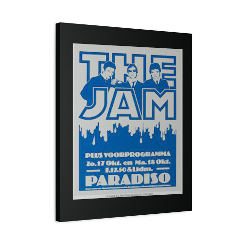 The Jam Voorprogramma Paradiso Concert Canvas Print Poster