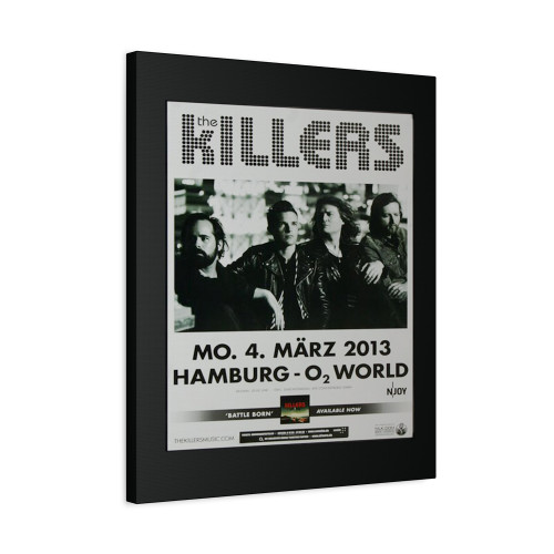 The Killers Battle Born Hamburg 2013 Canvas Print Poster