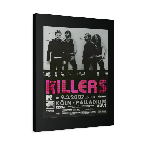 The Killers Hot Fuss Frankfurt 2007 Canvas Print Poster