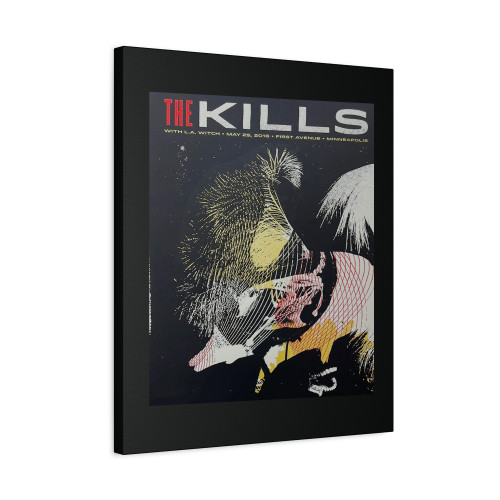 The Kills 2016 Aesthetic Apparatus Poster Minneapolis Mn First Avenue Canvas Print Poster