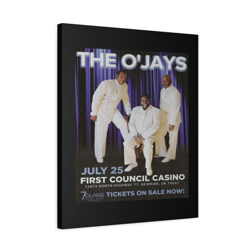 The O'Jays In Concert Canvas Print Poster