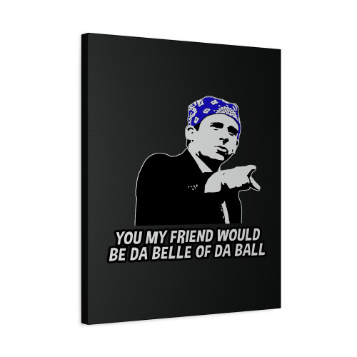 The Office Tv Show Michael Scott Prison Mike Canvas Print Poster