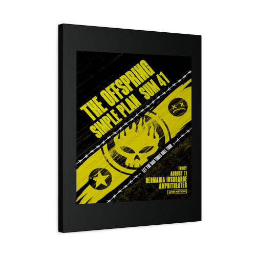 The Offspring With Simple Plan And Sum 41 Canvas Print Poster