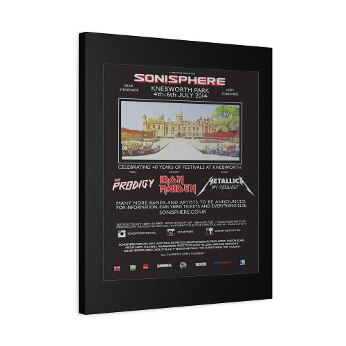 The Prodigy To Headline Sonisphere Festival Uk At Knebworth 2014 Canvas Print Poster