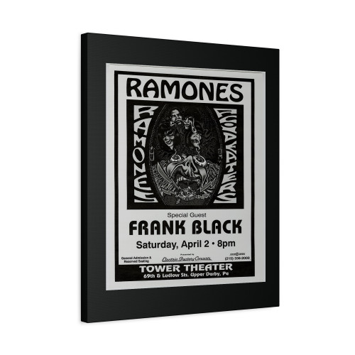 The Ramones Original Tower Theater Concert Canvas Print Poster
