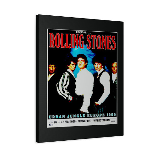 The Rolling Stones Frankfurt 1990 Canvas Print Poster
