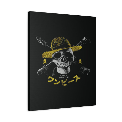 One Piece Live Action Skull Hat Canvas Print Poster