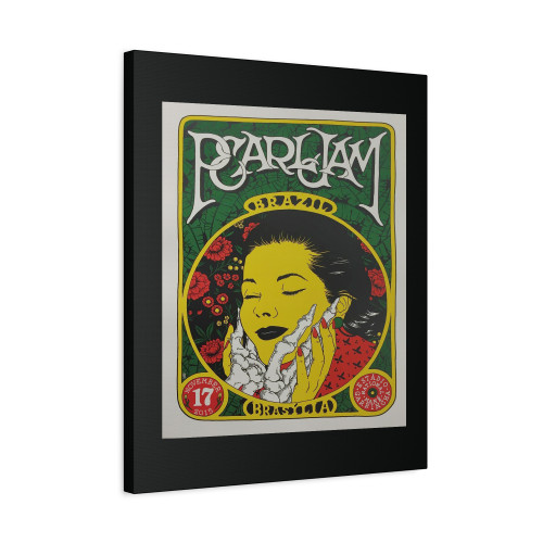 Pearl Jam Broken Fingaz Brazil Rock Concert Framed Prints By Jacob George Canvas Print Poster