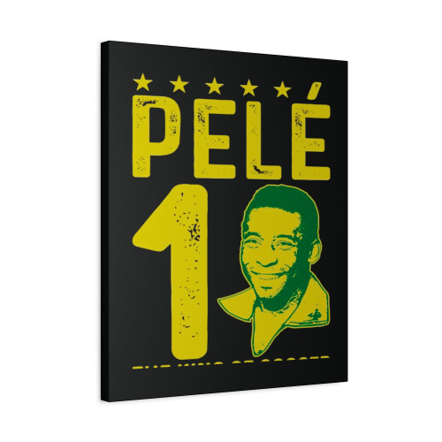 Pele Soccer Player Brazil Football Legend Canvas Print Poster
