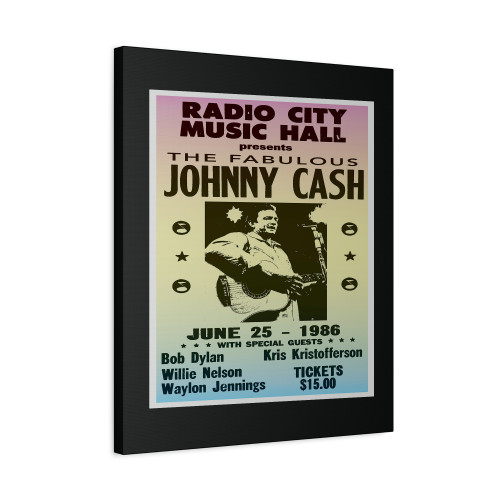 Per Diem Printing The Fabulous Johnny Cash Canvas Print Poster Per Diem Printing The Fabulous Johnny Cash Canvas Print Poster