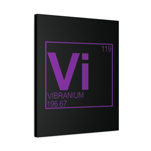 Periodic Vibranium Canvas Print Poster