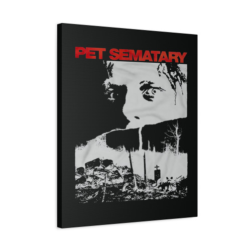 Pet Sematary Horror Canvas Print Poster